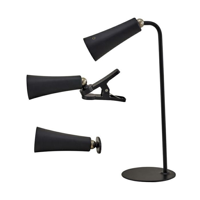 TRIANGLE LAMPADA LED DA LETTURA NERO 14.5X6.5X38.2